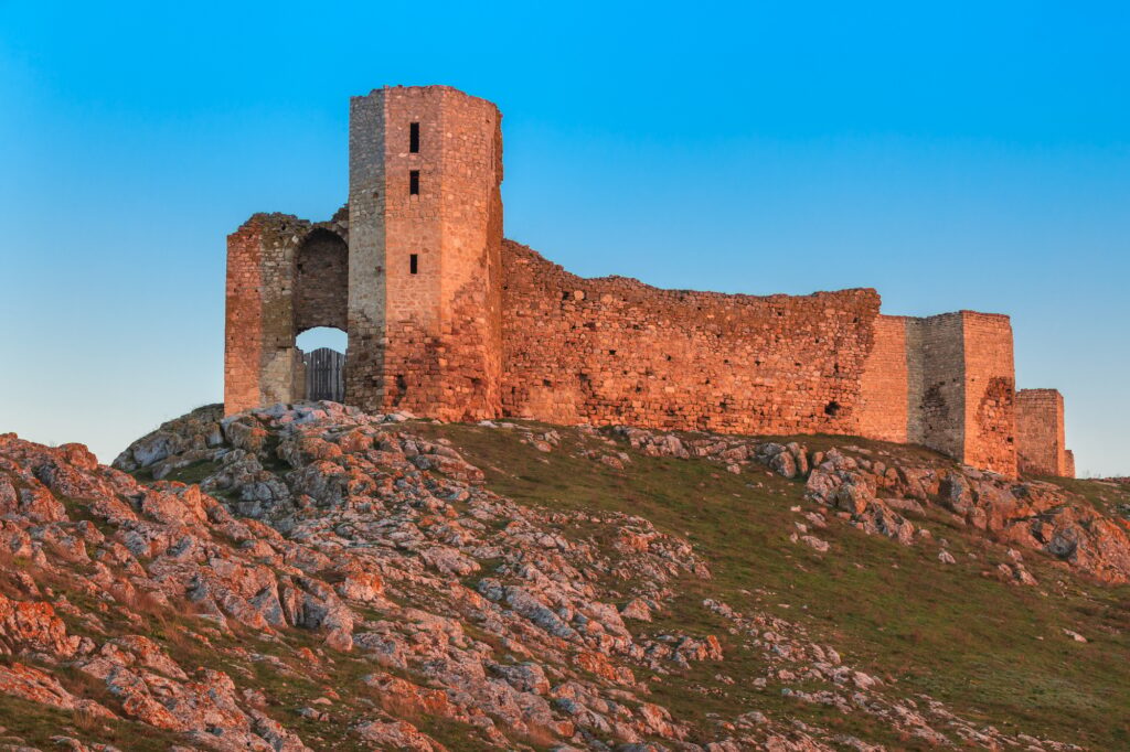 antique fortress ruins. Enisala