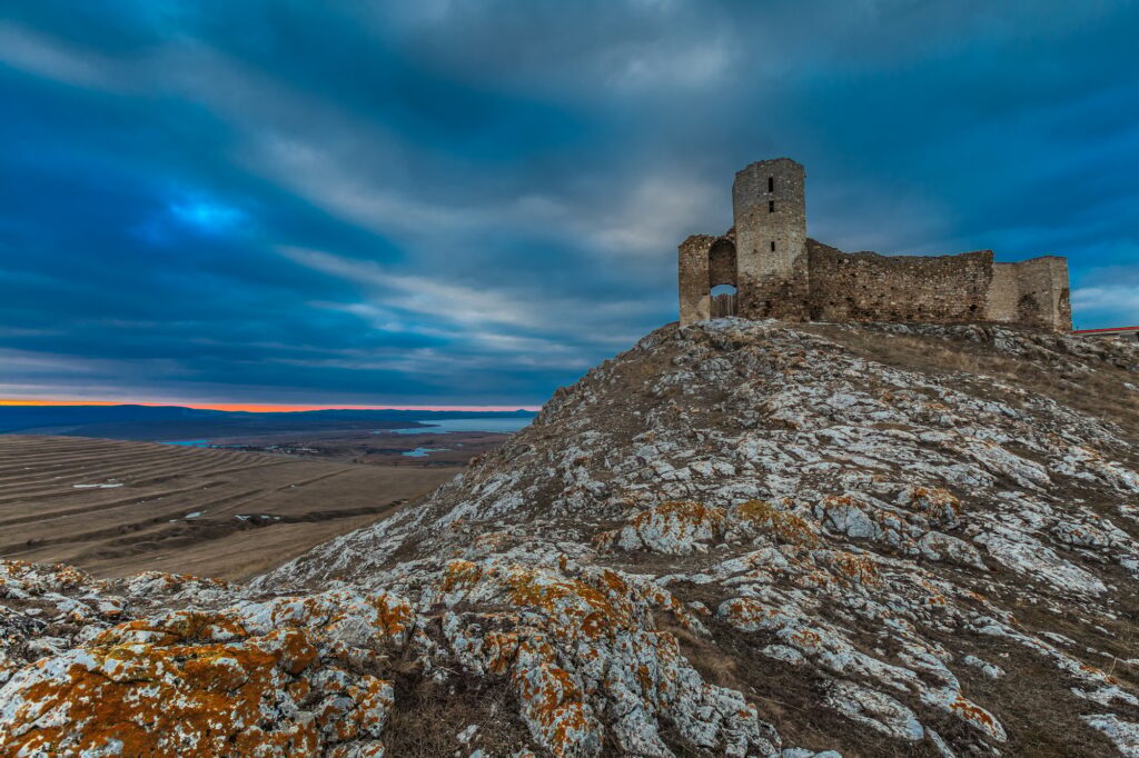 antique fortress ruins. Enisala